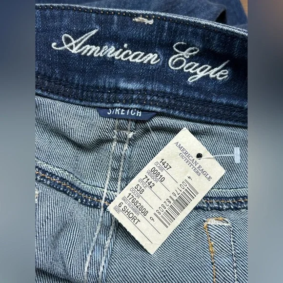 American Eagle Slim Boot Jeans Size 6 Short NWT - Picture 3 of 8